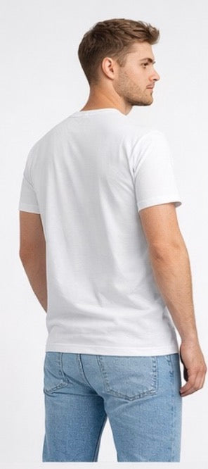 t-shirt basique blanc unisexe - coupe moderne